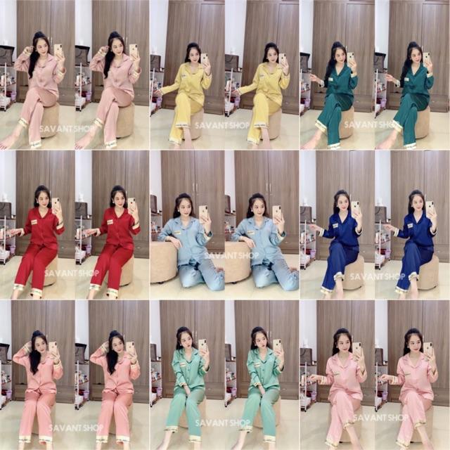 PIJAMA TAY DÀI QUẦN DÀI MẶC NHÀ SANG CHẢNH MẪU MỚI