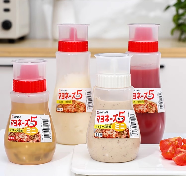 Chai đựng nước sốt Nakaya 380ml - Hàng nội địa Nhật Bản nhập khẩu chính hãng