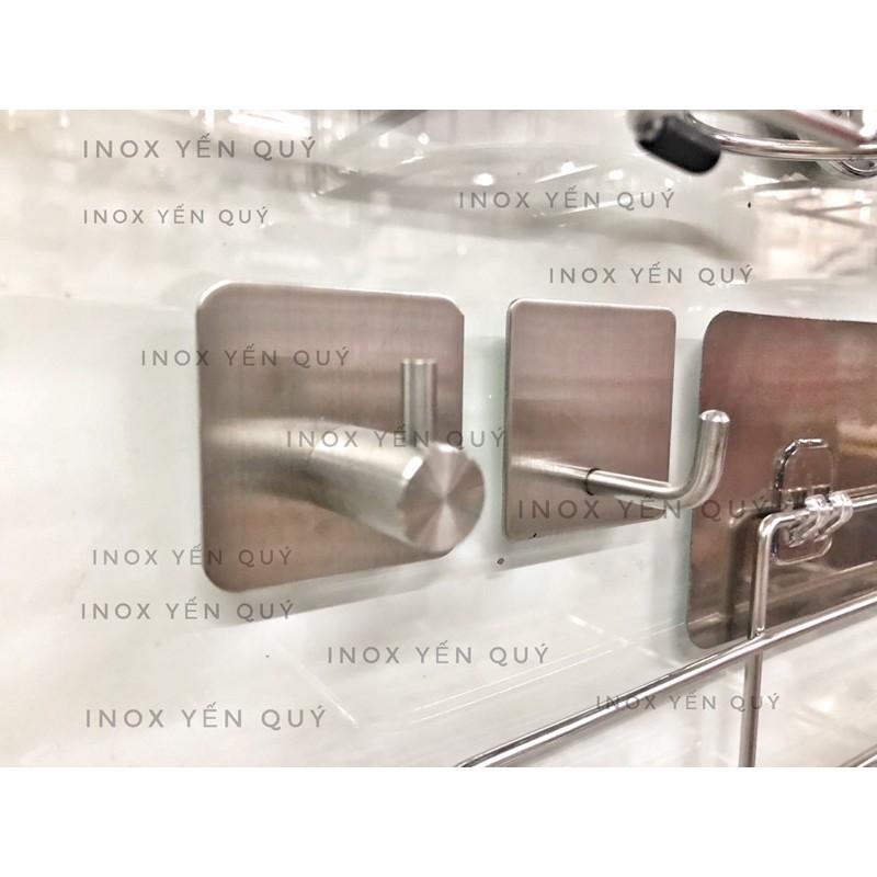 Móc inox 304 dán tường