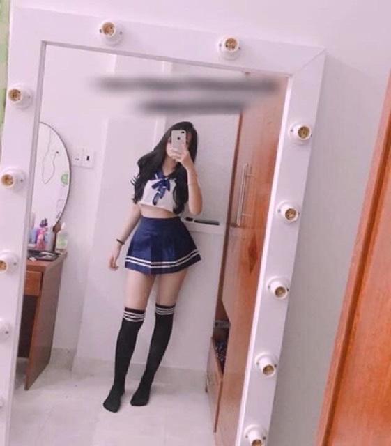 SET NGỦ COSPLAY HỌC SINH SEXY- kèm vớ, CLIP, ảnh thật T117 GIAO HOẢ TỐC HCM