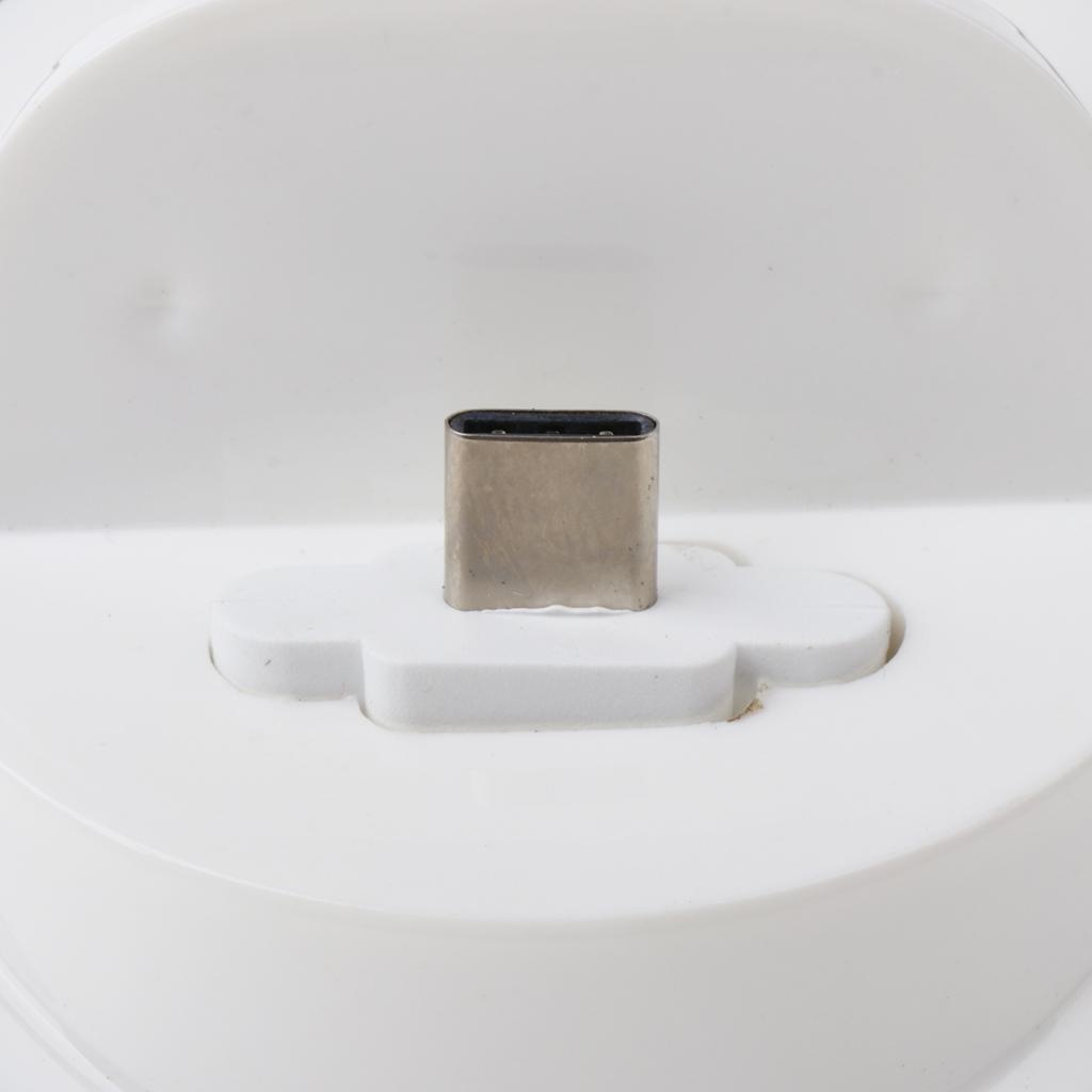 USB 3.1 Type-C Semi-circle Cell Phone Fast Charging Holder Stand With Built-in USB Cable