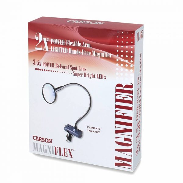 Kính lúp để bàn Carson MagniFlex CL-65 2x - Hàng chính hãng