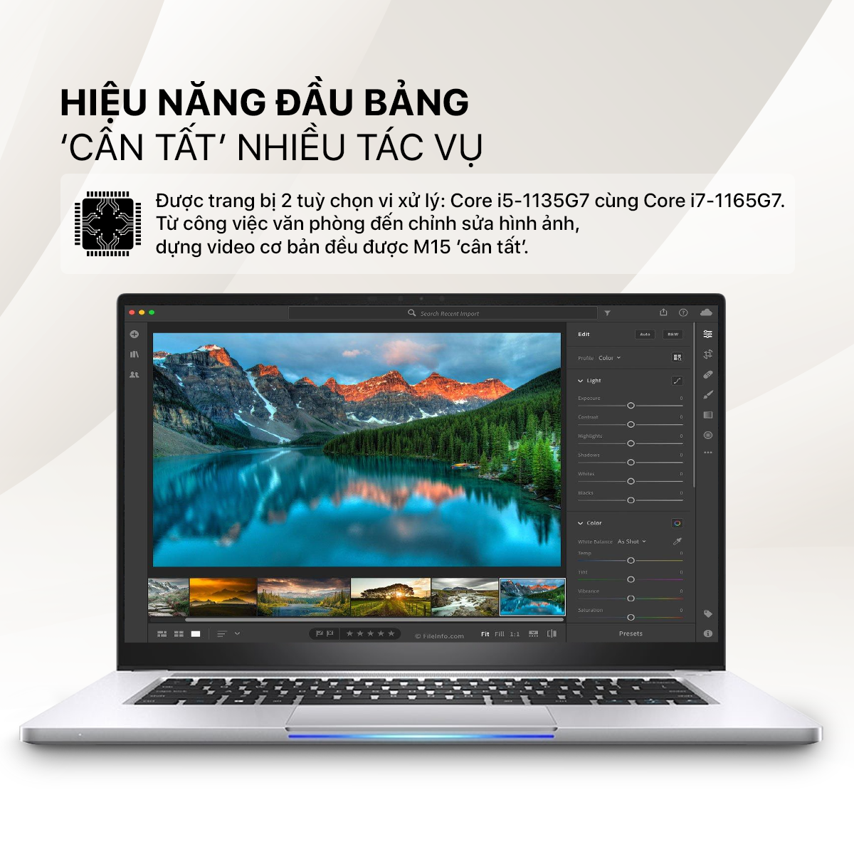 Máy tính xách tay Intel NUC M15 Kit Intel Gen11 | 16GB | 512GB | Intel Iris Xe - Hàng chính hãng