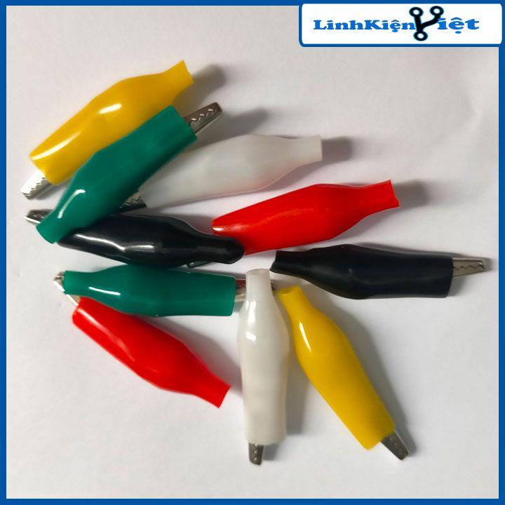 Kẹp cá sấu 3.5mm 5 màu lựa chọn