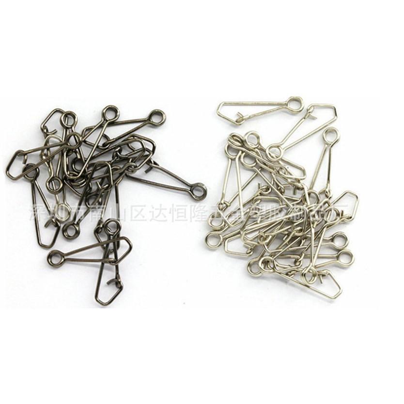 Combo 10 cái móc liên kết 2 vòng , phụ kiện đồ câu cá bằng thép không gỉ