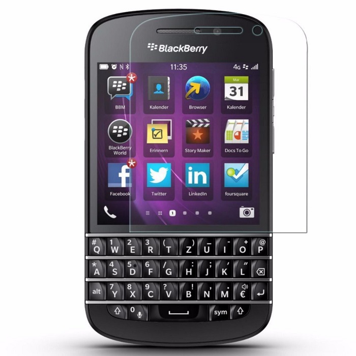 Tấm dán kính cường lực dành cho Blackberry Q10 chống vỡ, chống xước màn hình