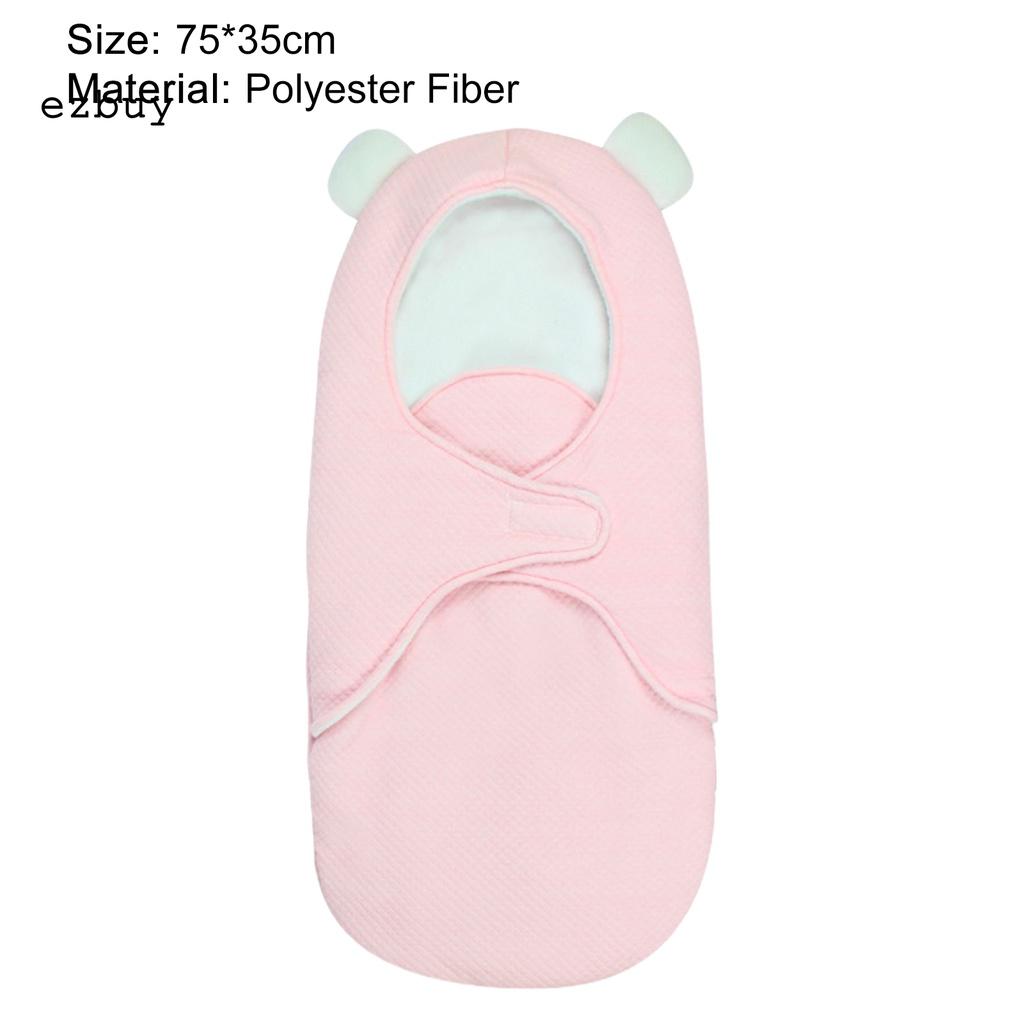 Convenient Infant Swaddle Wrap Comfortable Solid Baby Sleeping Bag 360 Degree Protection for Home