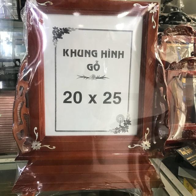 Khung hình gỗ thờ cao cấp 20x25 va 20x30