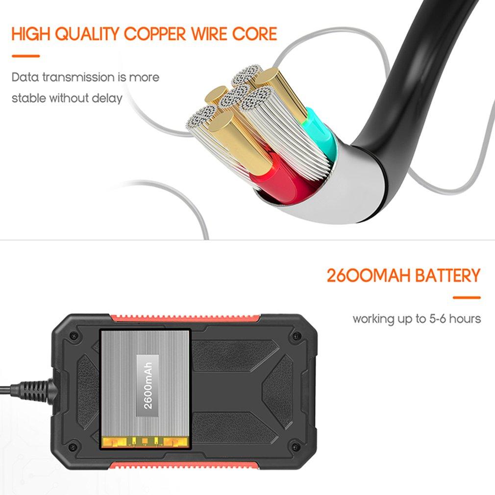 Camera nội soi SignalLens 4.3 inch IPS Đủ màu HD1080P Kiểm tra công nghiệp Camera chống nước Borescope với 8 đèn LED