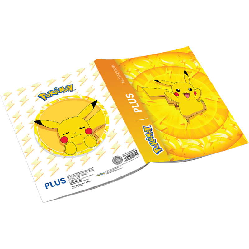 Lốc 10 Quyển Tập A5 Pokemon PLUS Loại 4 Ô Ly 96 Trang