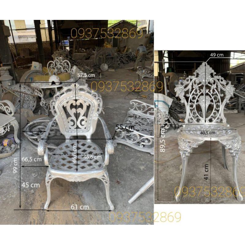 Bàn ghế sân vườn nhôm đúc cao cấp