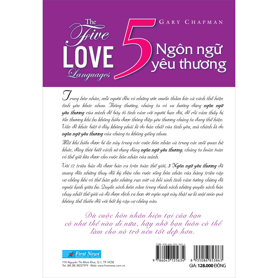 5 Ngôn Ngữ Yêu Thương - The Five Love Languages (Tái Bản)