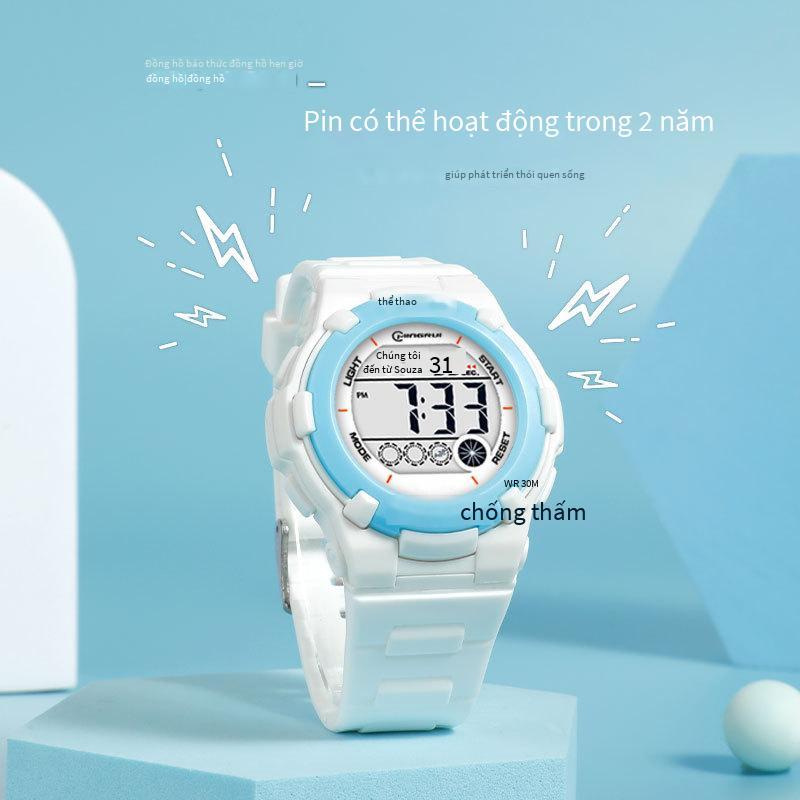 Khuyến mại Mingrui bán hàng trực tiếp dễ thương dành cho trẻ em thể thao ngoài trời đa chức năng chống thấm nước có đèn LED dạ quang đồng hồ điện tử đồng hồ học sinh