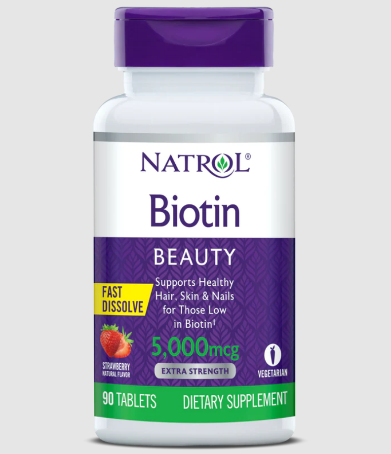 Hỗ trợ mọc tóc Natrol Biotin Beauty giúp tóc mọc nhanh dài, dày hơn,   làn da rạng rỡ và móng tay chắc khỏe - Massel Official