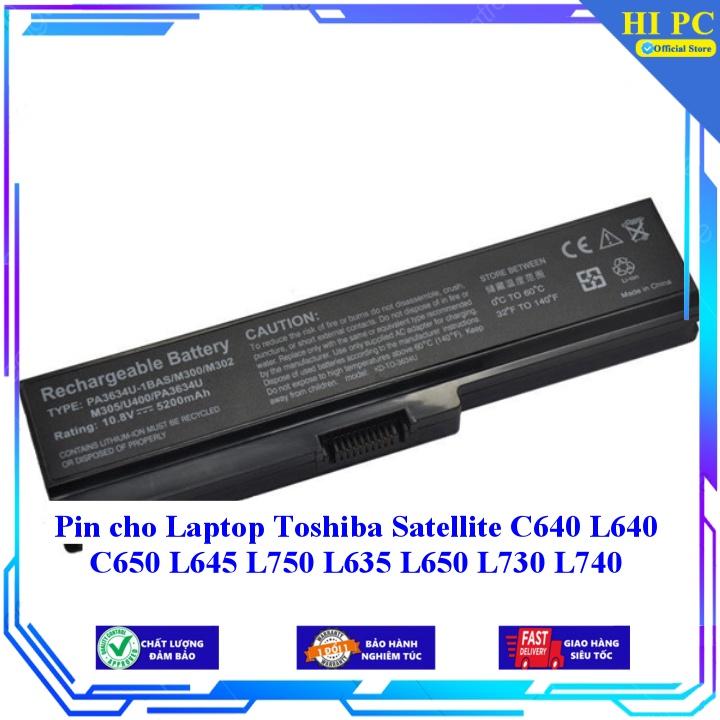 Pin cho Laptop Toshiba Satellite C640 L640 C650 L645 L750 L635 L650 L730 L740 - Hàng Nhập Khẩu