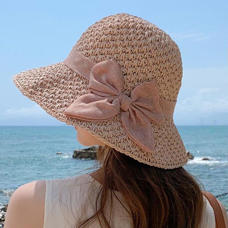 Mũ Cói Rộng Vành / Nón Rộng Vành Nữ / Nón Chống Nắng / Mũ Trùm Đầu Chống Nắng / Nón Cói Rộng Vành Chống Tia UV Thời Trang Dành Cho Nữ
