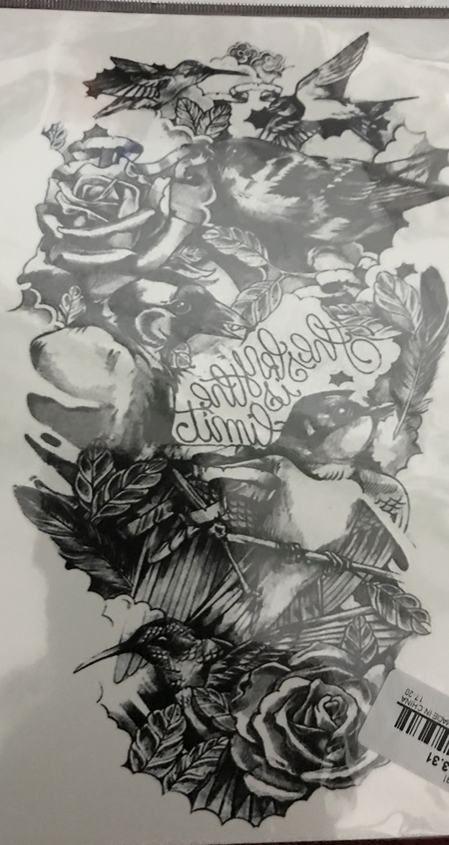 Hình xăm bông hồng uốn thân