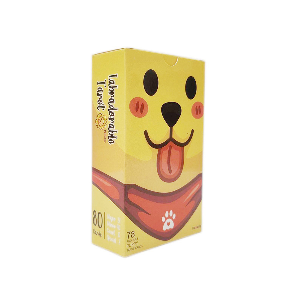 Bộ bài Labradorable Tarot 78 lá bài 7x12 Cm tặng đá thanh tẩy
