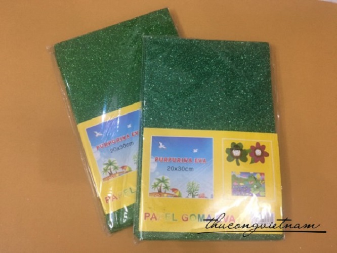 Giấy mút xốp kim tuyến
