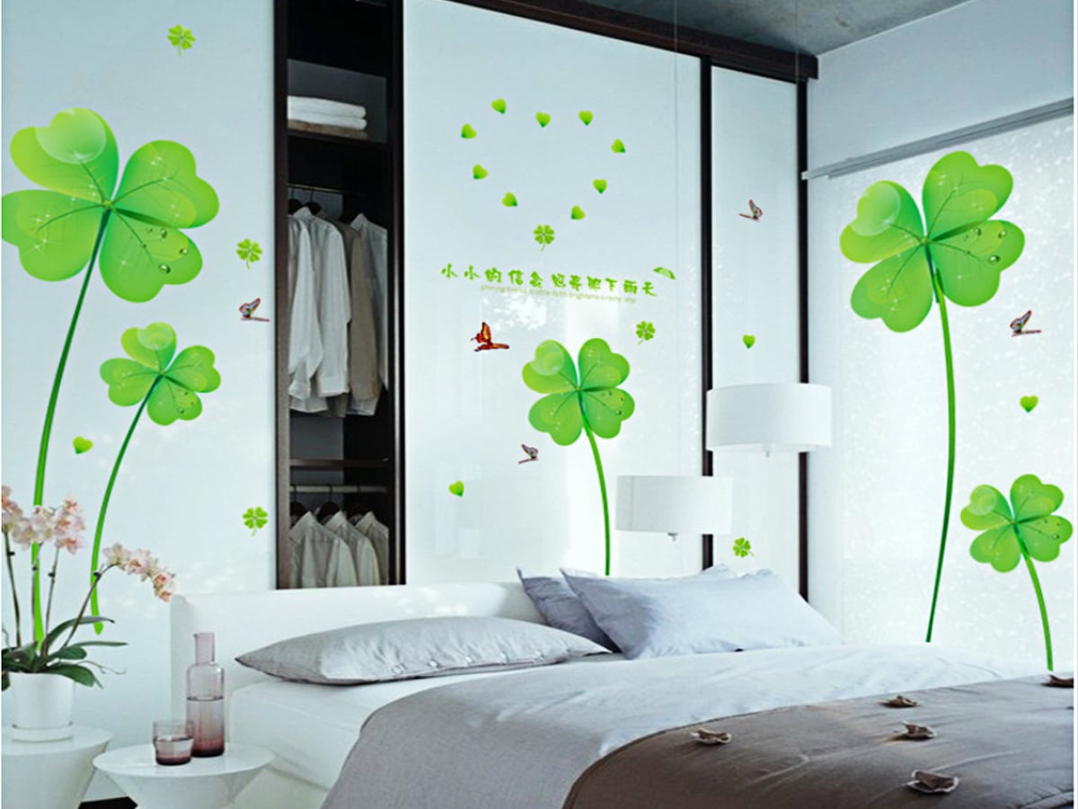 DECAL CỎ 4 LÁ