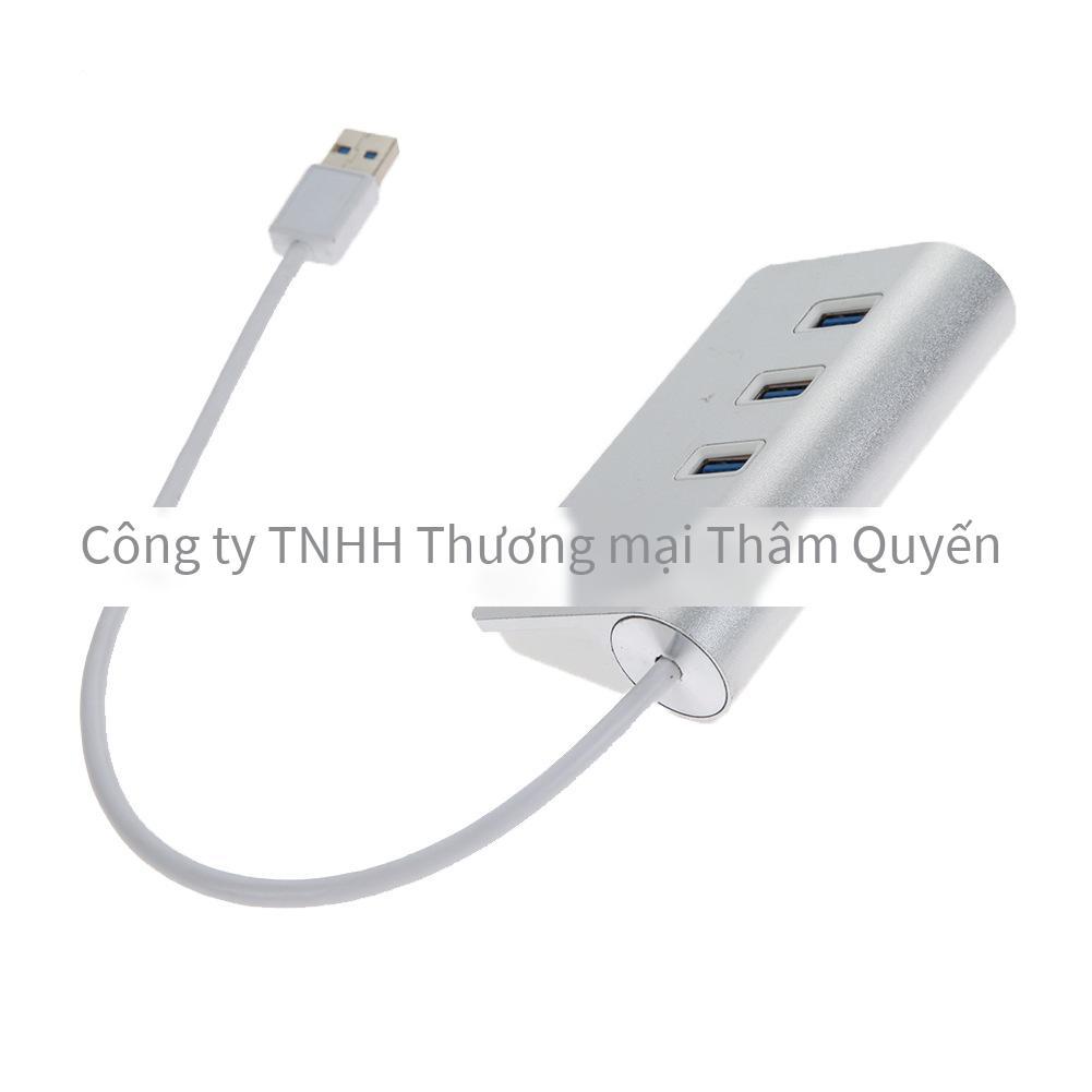 Đảm bảo chất lượng tốc độ cao HUB 4 cổng USB3.0 đế cắm 1 kéo 4 Bộ chia HUB sạc điện thoại di động hợp kim nhôm