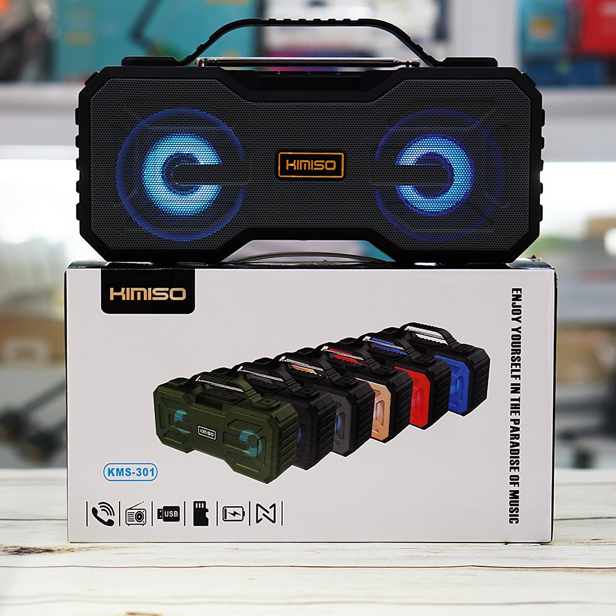 Loa Bluetooth Kimiso KMS-301 - JL - Hàng Nhập Khẩu