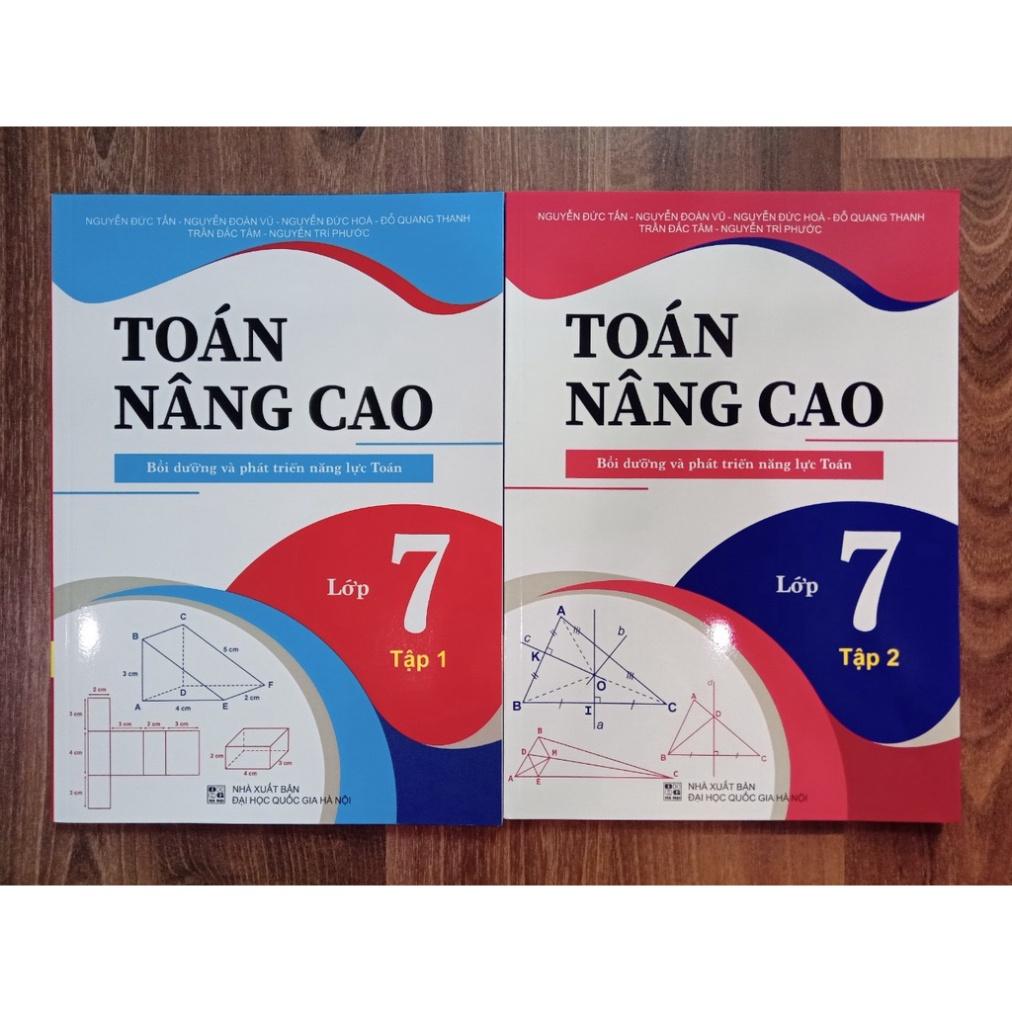 Sách - Combo Toán nâng cao Bồi dưỡng và phát triển năng lực Toán lớp 7 tập 1 + tập 2 (Sachhaynhat)
