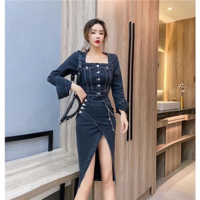 SÉT ĐẦM JEAN CAO CẤP