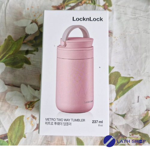 Bình Giữ Nhiệt Lock&amp;Lock Đựng Nước, Trà, Cafe Có Tay Xách LHC4272 Dung Tích 237ml - Nhiều Màu - Hàng Chính Hãng
