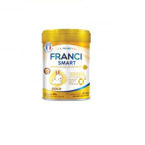 Sữa công thức FRANCI SMART GOLD 0+ lon 800g – Siêu trí tuệ – Mắt tinh anh