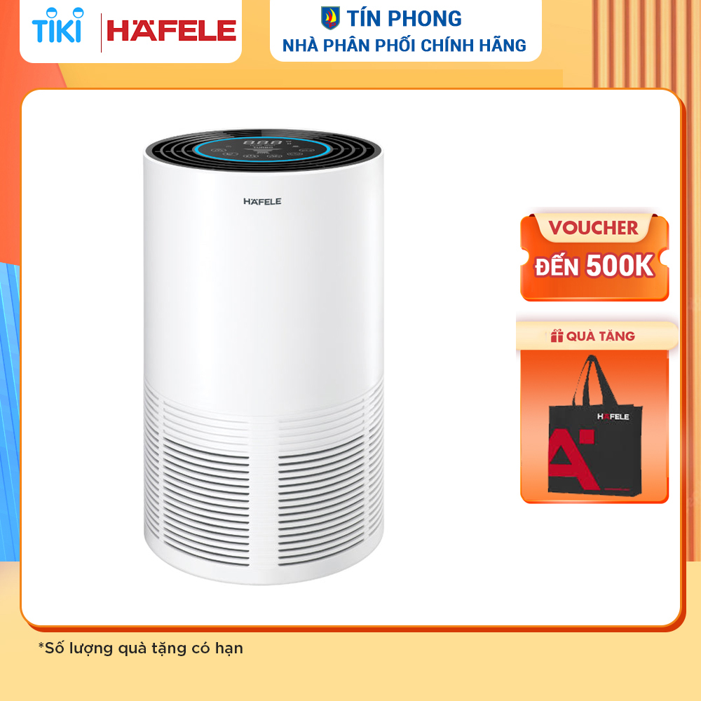 Máy lọc không khí Hafele HSP-8116U/ 537.82.730 - Màng lọc HEPA - Diện tích sử dụng 20-30m2, diệt khuẩn bằng UV - Hàng chính hãng