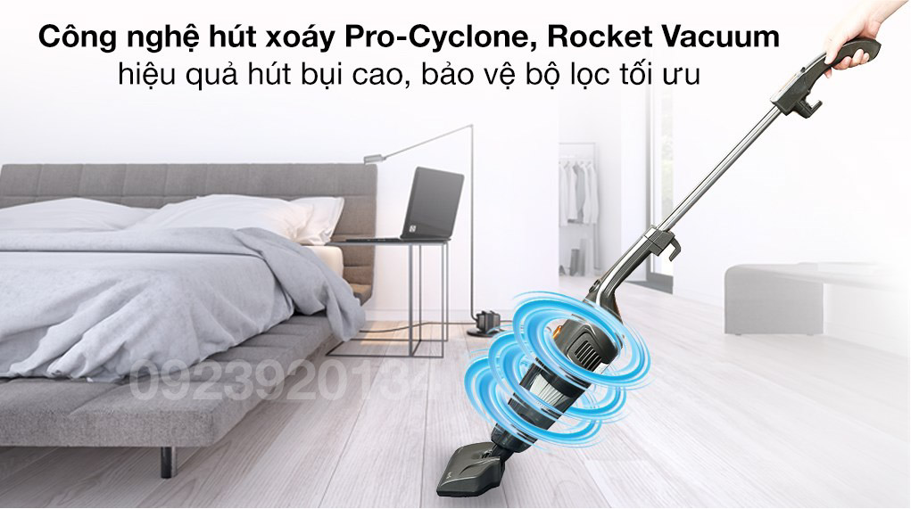 Máy hút bụi cầm tay, siêu khỏe 600w Deerma DX115C