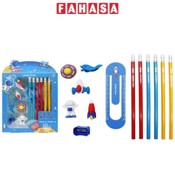 Bộ Dụng Cụ Học Tập Phi Hành Gia Space Journey - Little Tree GP8020-E (13 Chi Tiết)