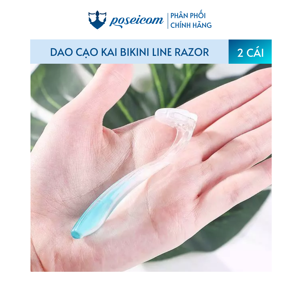 Set 2 dao cạo Thân Nhựa Kai Bikini Line Razor 4901331011641