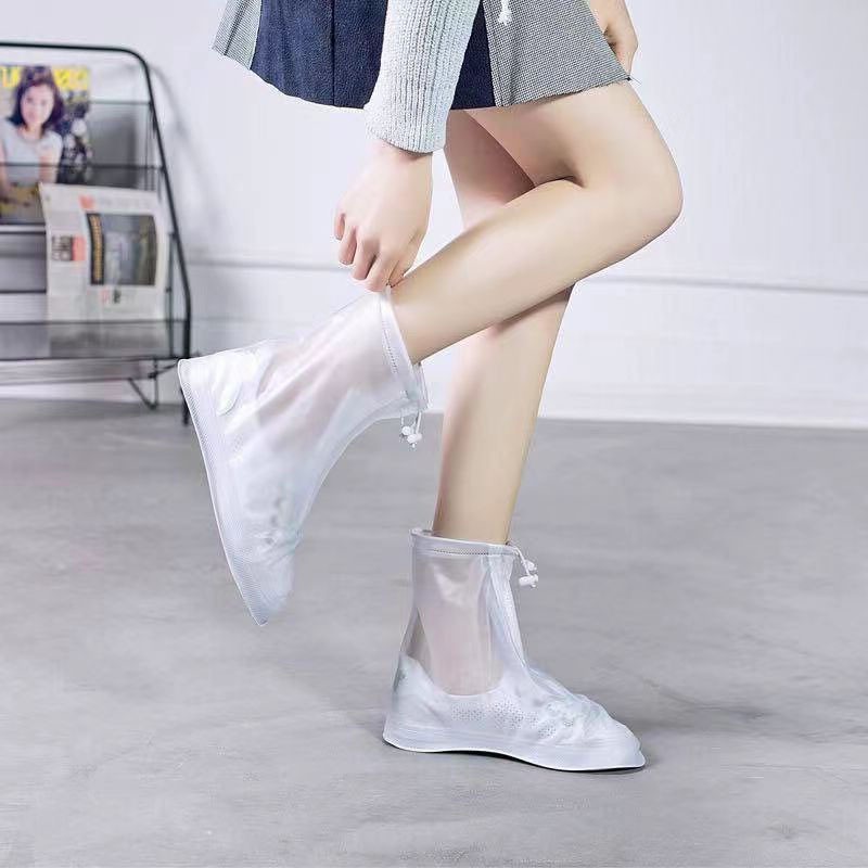 Bao Giày Đi Mưa - Áo Mưa Bọc Giày Dép Thời Trang Bằng Cao Su Khô Ráo Dù Mưa Bão