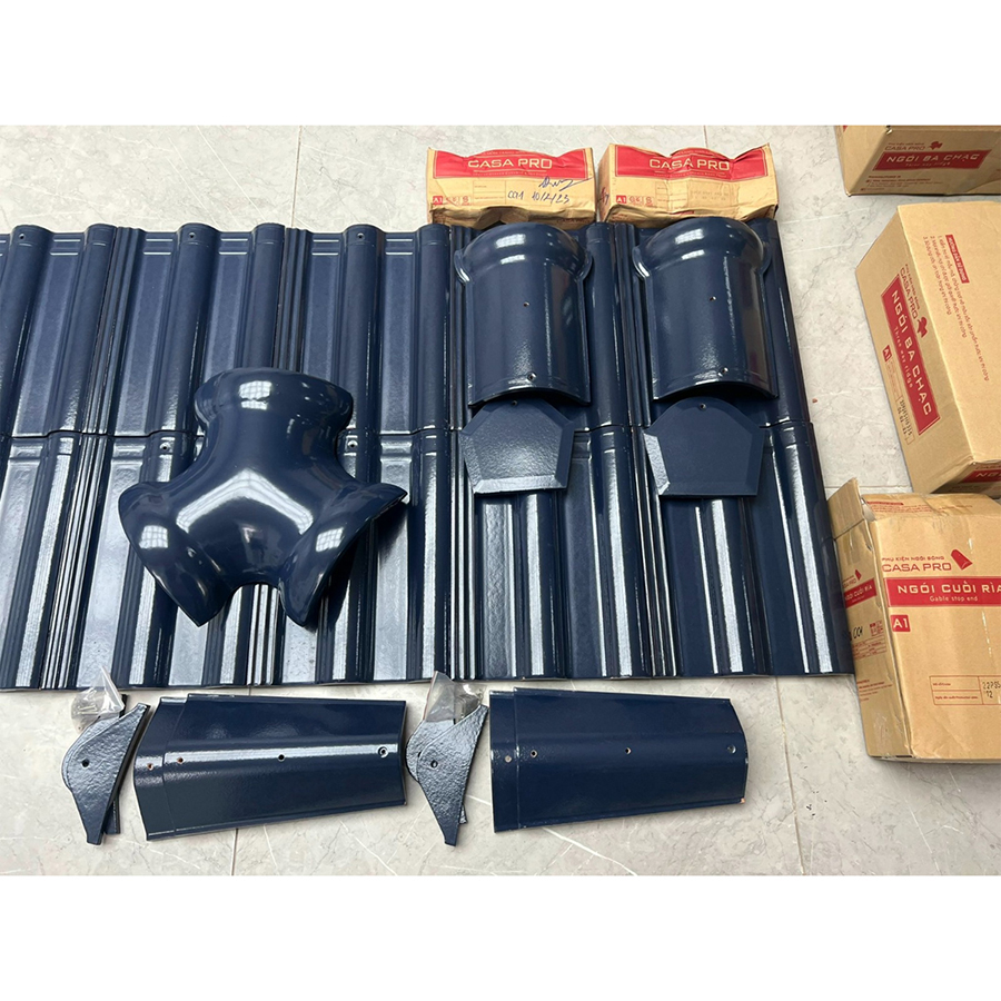 Ngói tráng men cao cấp Casa Pro, men bóng cao cấp, chống thấm, chống rêu mốc - Hàng chính hãng