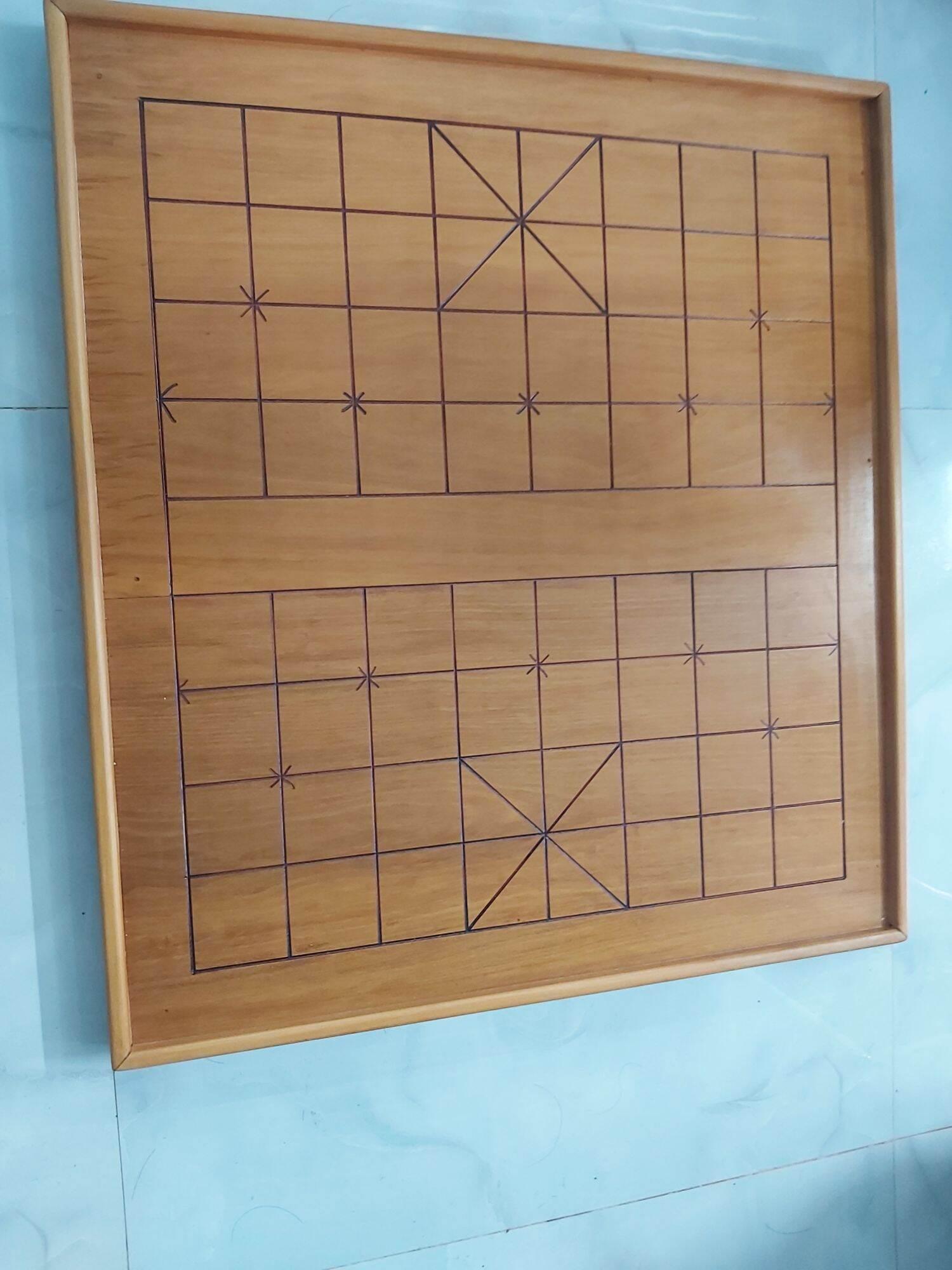 Bàn cờ tướng gỗ giáo vàng có ngăn A60
