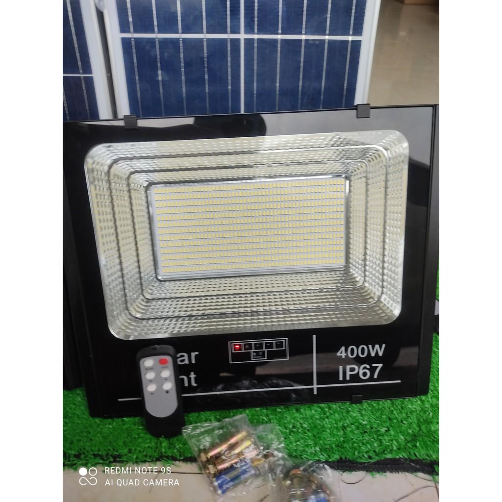Đèn Năng Lượng Mặt Trời 400W,Chip 5730. Đèn Led Ngoài Trời Siêu Sáng, Sáng Tốt 15h
