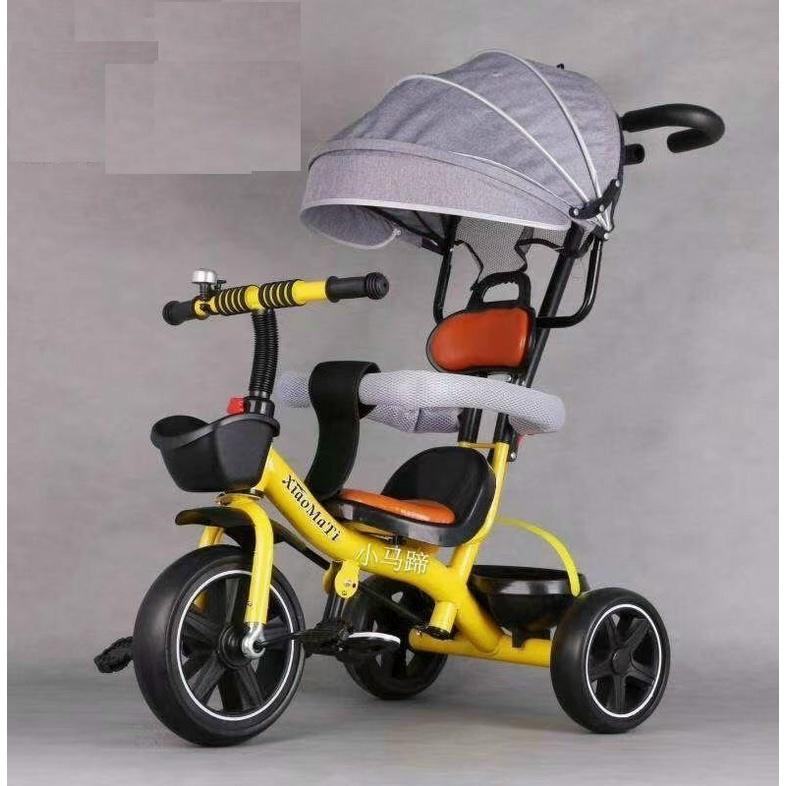 Xe đẩy kiêm xe đạp 3 bánh có mái che dòng SYD - 310 Cao Cấp cho trẻ từ 6 đến 60 tháng