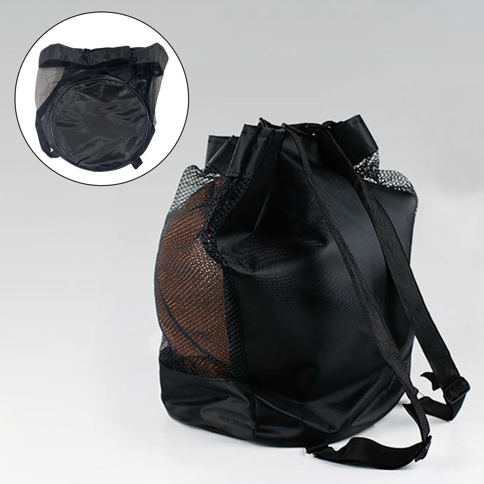 Basketball Carrying Backpack Soccer Oxford Cloth Black Sack Pack Tennis Bag