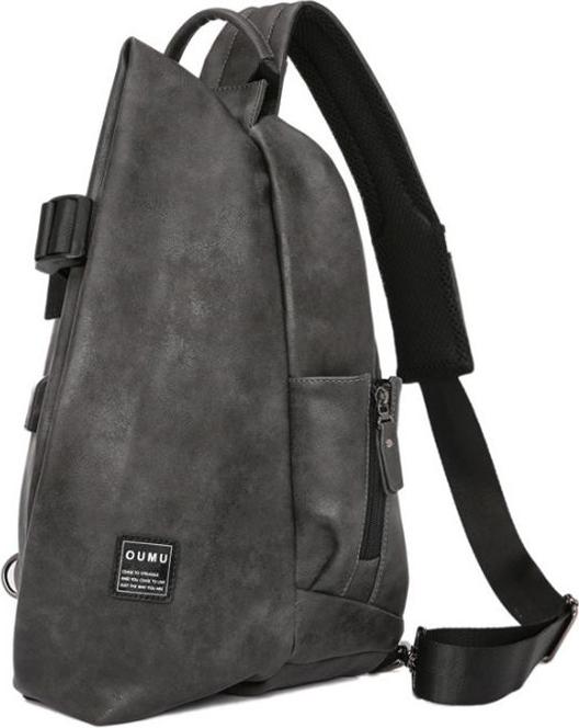 Crossbody Chest Bag USB Charging Interface