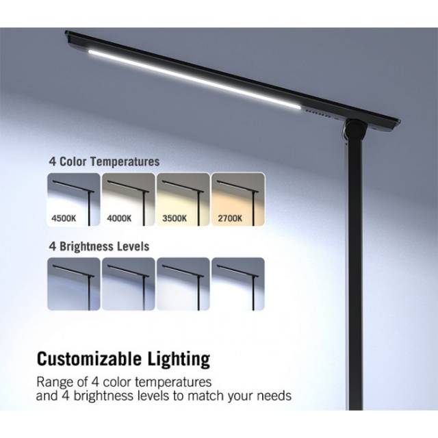 Đèn LED Bảo Vệ Mắt 5W TT-DL057 Cổng USB-A Tích hợp sạc nhanh không dây