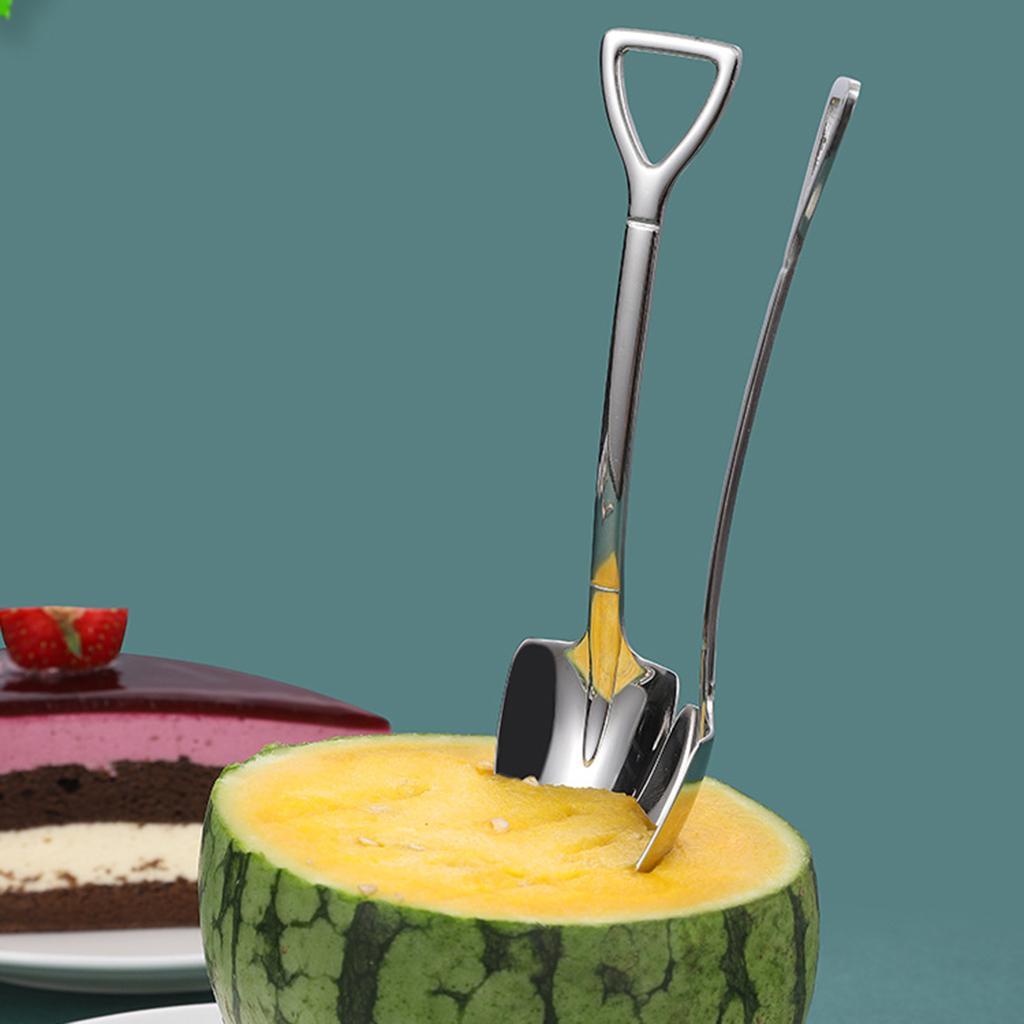 304 Stainless Steel Shovel Spoon Suger Watermelon Tea Spoon Kitchen Tool