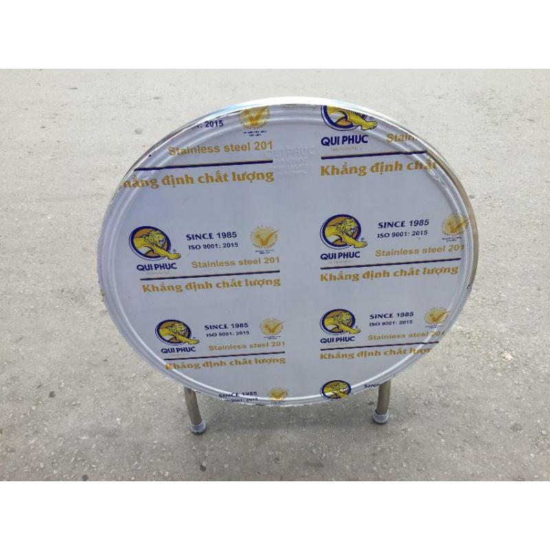 Bàn tròn INOX win cao cấp 80 cm