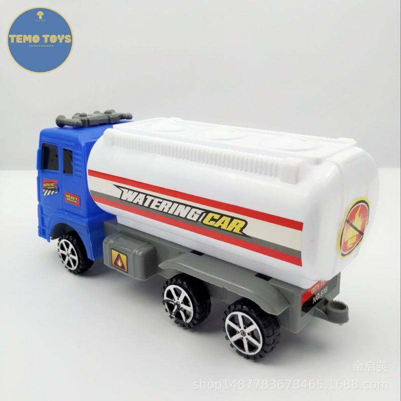 Xe đồ chơi cho bé trai mô hình xe bồn ô tô vận chuyển trở nước