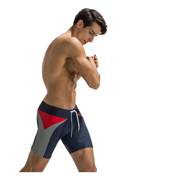 Quần bơi nam Boxer YESURE DEENYT  Chất liệu Superfine polyester cao cấp , chống thấm , nhanh khô form Fitness thời trang (Tặng kèm nón bơi + bịt tai silicon) - Hàng Chính Hãng