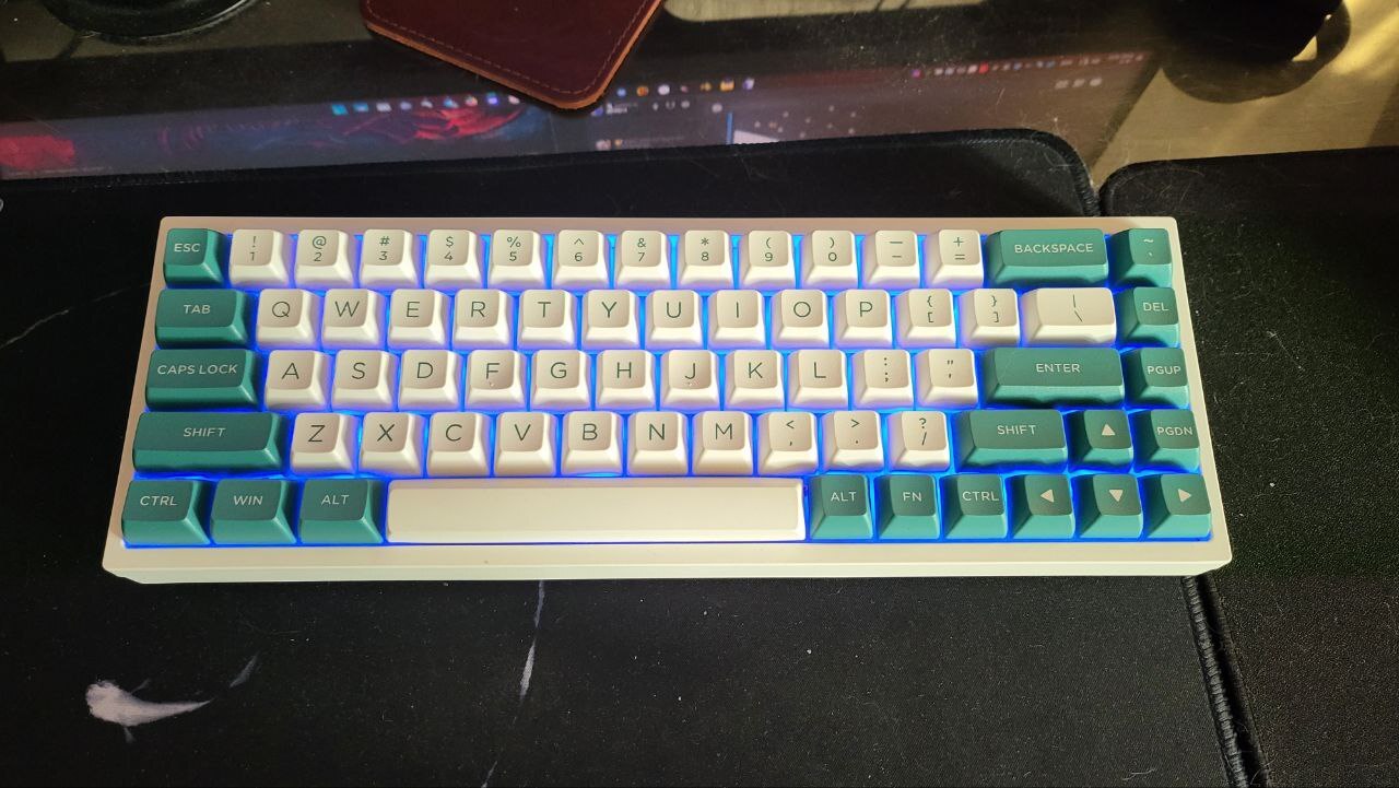 Bàn phím cơ FL-Esports FL680SAM (Night Black/Peach/Aqua Green/Purple/Banana) 3 mode - Hàng chính hãng