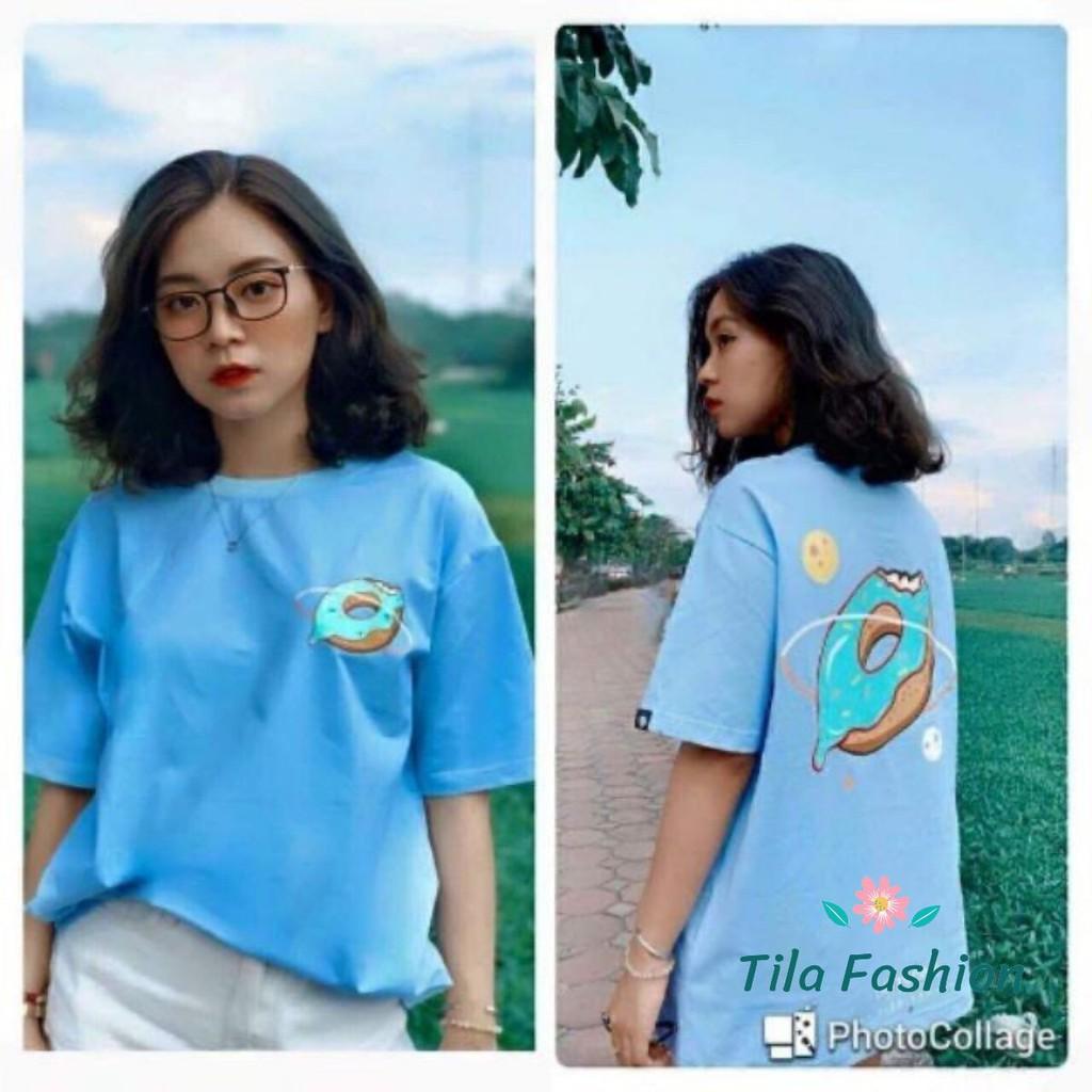 Áo thun Oversize Bánh Donut unisex