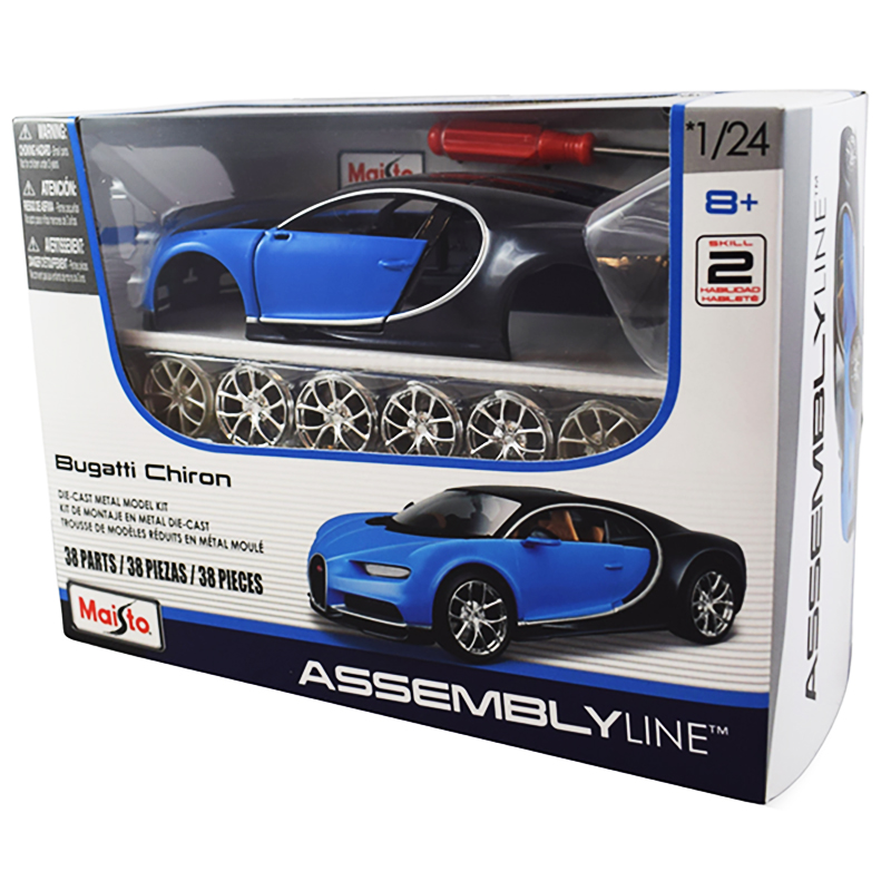 Đồ chơi mô hình MAISTO lắp ráp Bugatti Chiron tỉ lệ 1:24 39514/MT39900 - Giao hàng ngẫu nhiên