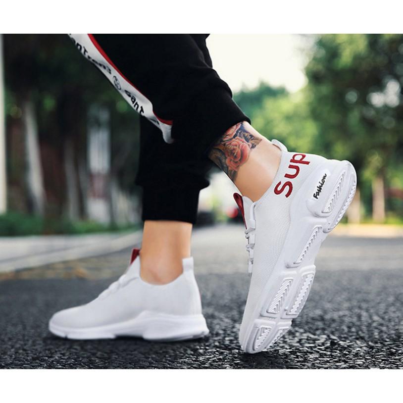 GIÀY SNEAKER THỂ THAO NAM MÀU TRẮNG